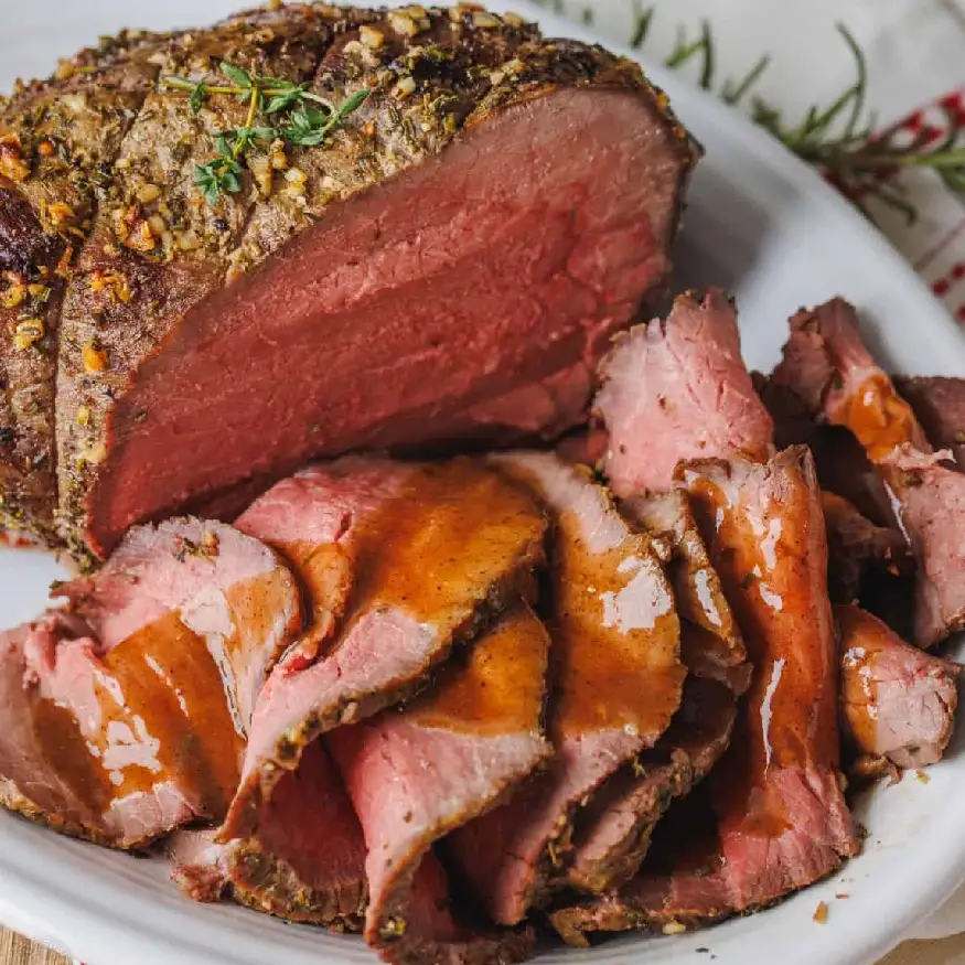 sliced beef